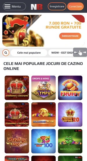 Netbet Casino mobile screenshot